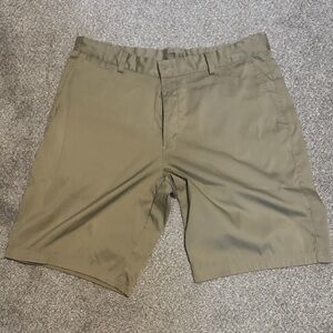 Nike Men's Olive Flat Front Shorts